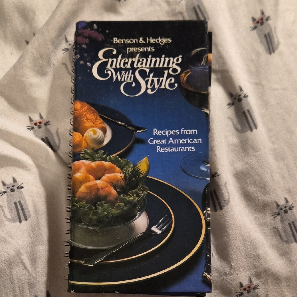 Benson & Hedges Great American Recipes 1980 Cookbook SEE DESCRIPTION